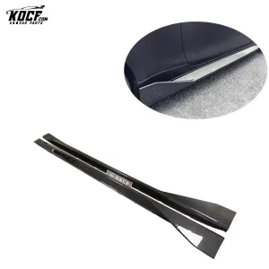 Customization 2020  G80 M3 G82 M4 MP style Carbon Fiber Side Skirts Rocker Panel For BMW G80 G82 NEW M3 M4 Nice fitment