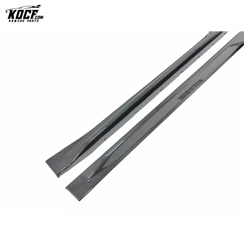 Customization 2020  G80 M3 G82 M4 MP style Carbon Fiber Side Skirts Rocker Panel For BMW G80 G82 NEW M3 M4 Nice fitment