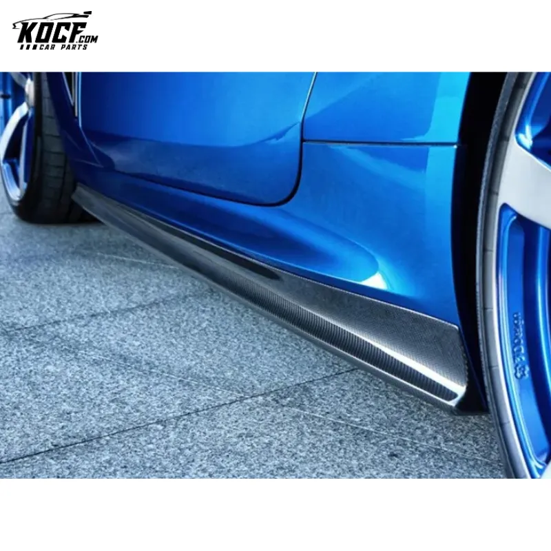 Customization 3DS style Carbon Fiber Side Skirts Spoiler For BMW 8 SERIES G15 G16 2019 UP