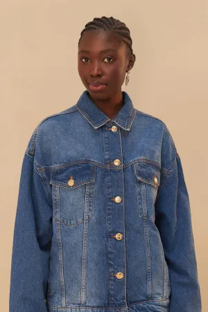 Denim Buttoned Jacket