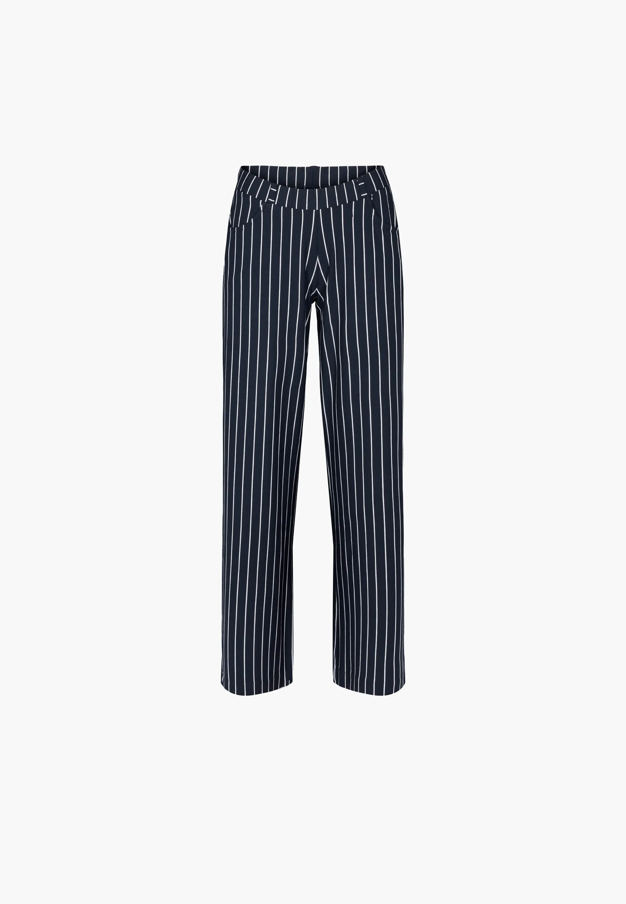 Donna Loose Jersey - Short Length - Navy Stripe