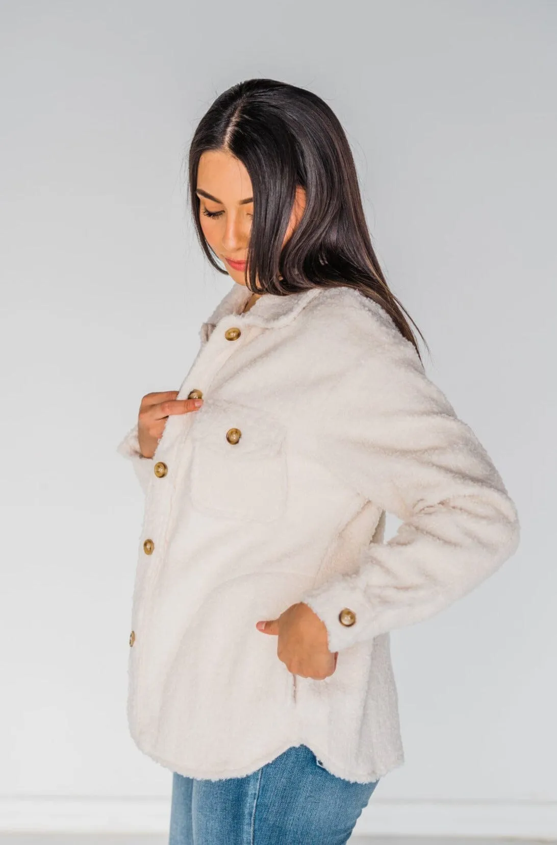 Easy Fuzz It Sherpa Jacket