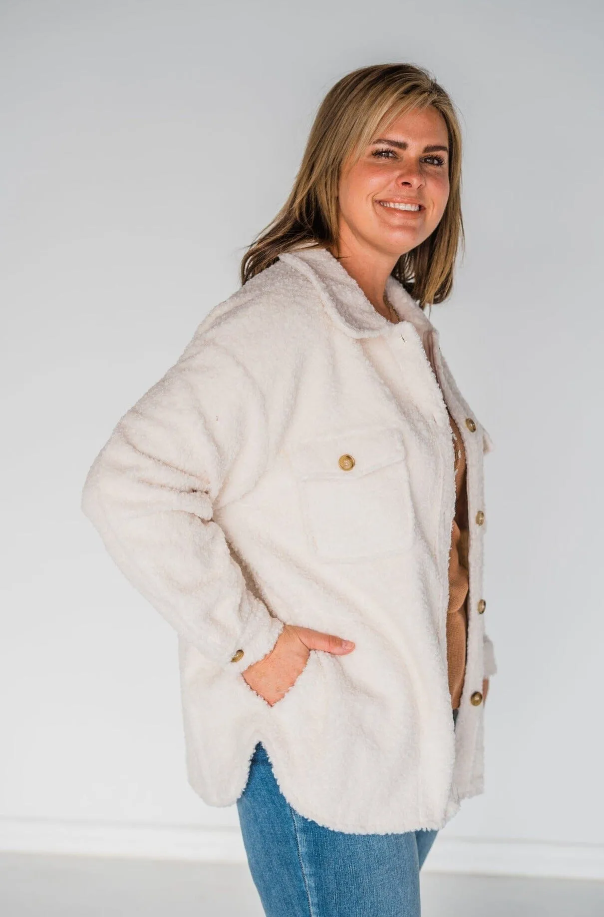 Easy Fuzz It Sherpa Jacket