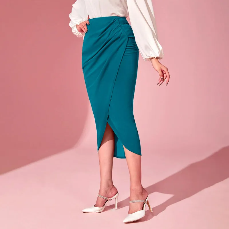 Easy Wear Tulip Hem Skirt