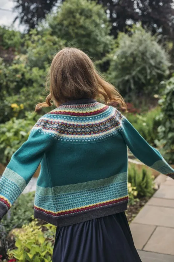 Eribe Alpine Long Cardigan in Tigerlilly