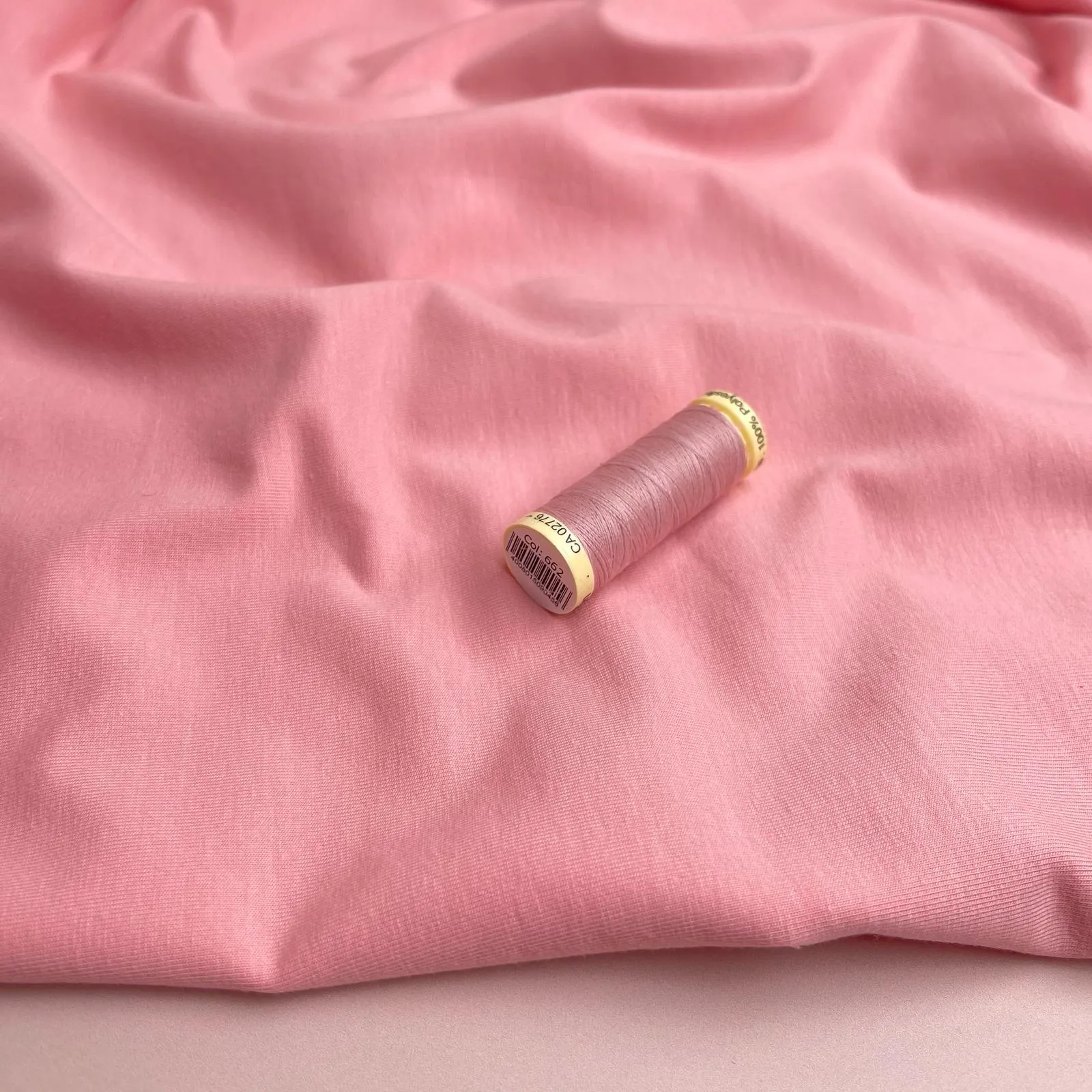 Essential Chic Pink Cotton Jersey Fabric