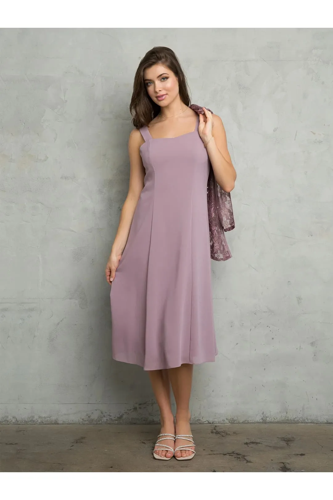 Eva USA 3489 Two Piece Short Mother of the Bride Jacket Dress