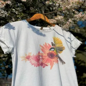 Find Your Quest A Fae in the Garden | Feminine Rolled sleeve