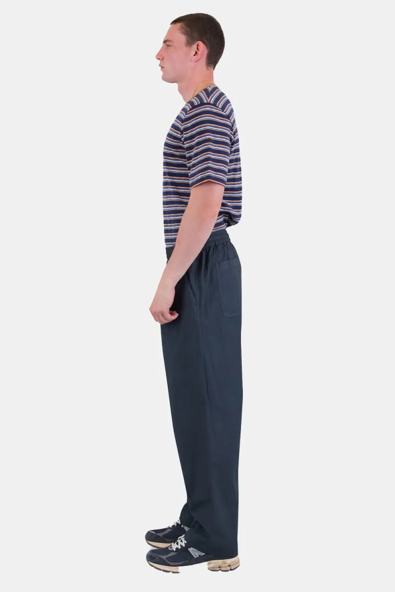 Folk Drawcord Loose Trouser (Soft Black)