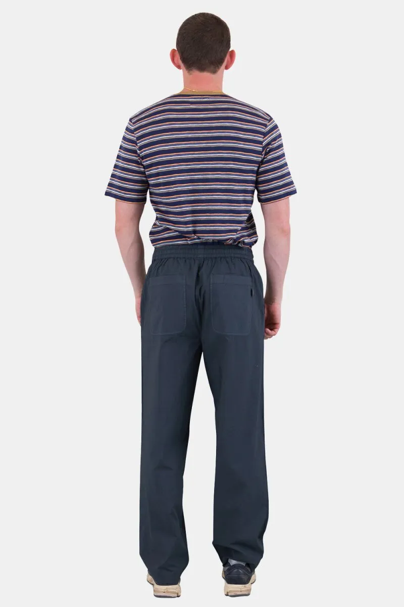 Folk Drawcord Loose Trouser (Soft Black)