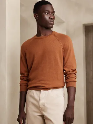 Franco Italian Merino Crew-Neck Sweater