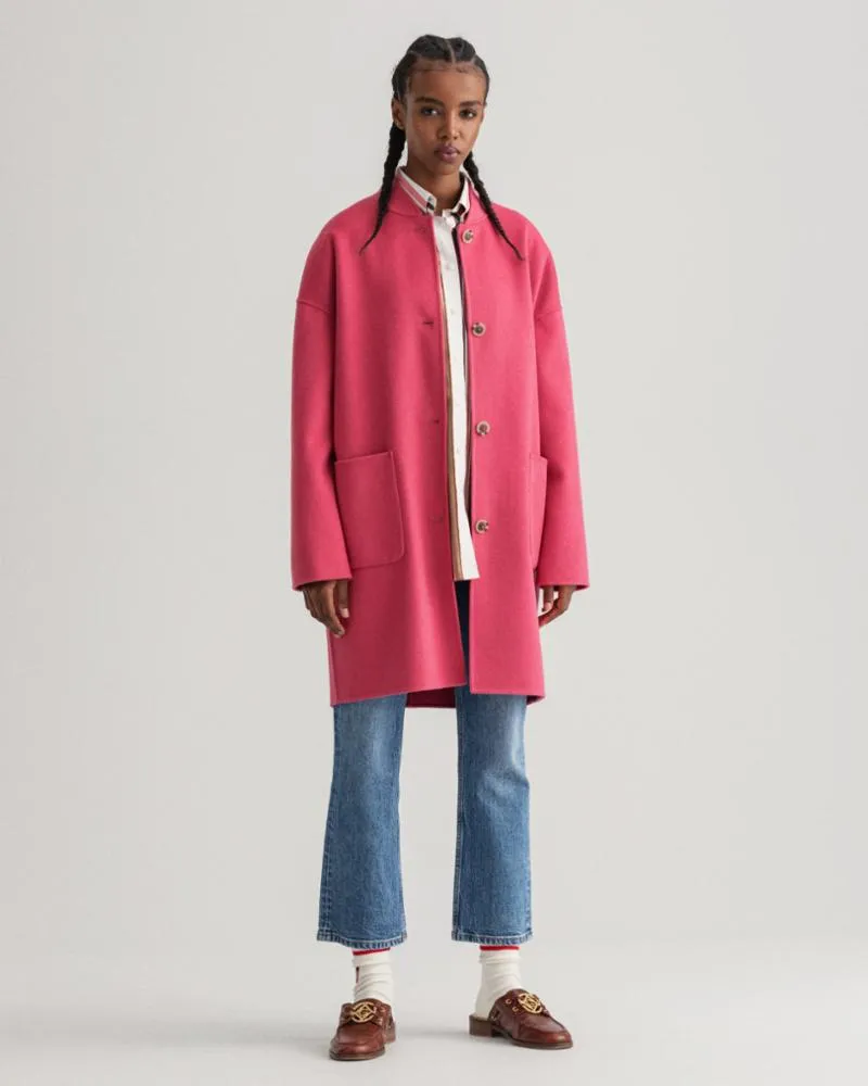 Gant Apparel Womens HANDSTITCHED GANT VARSITY COAT 665/RAPTURE ROSE