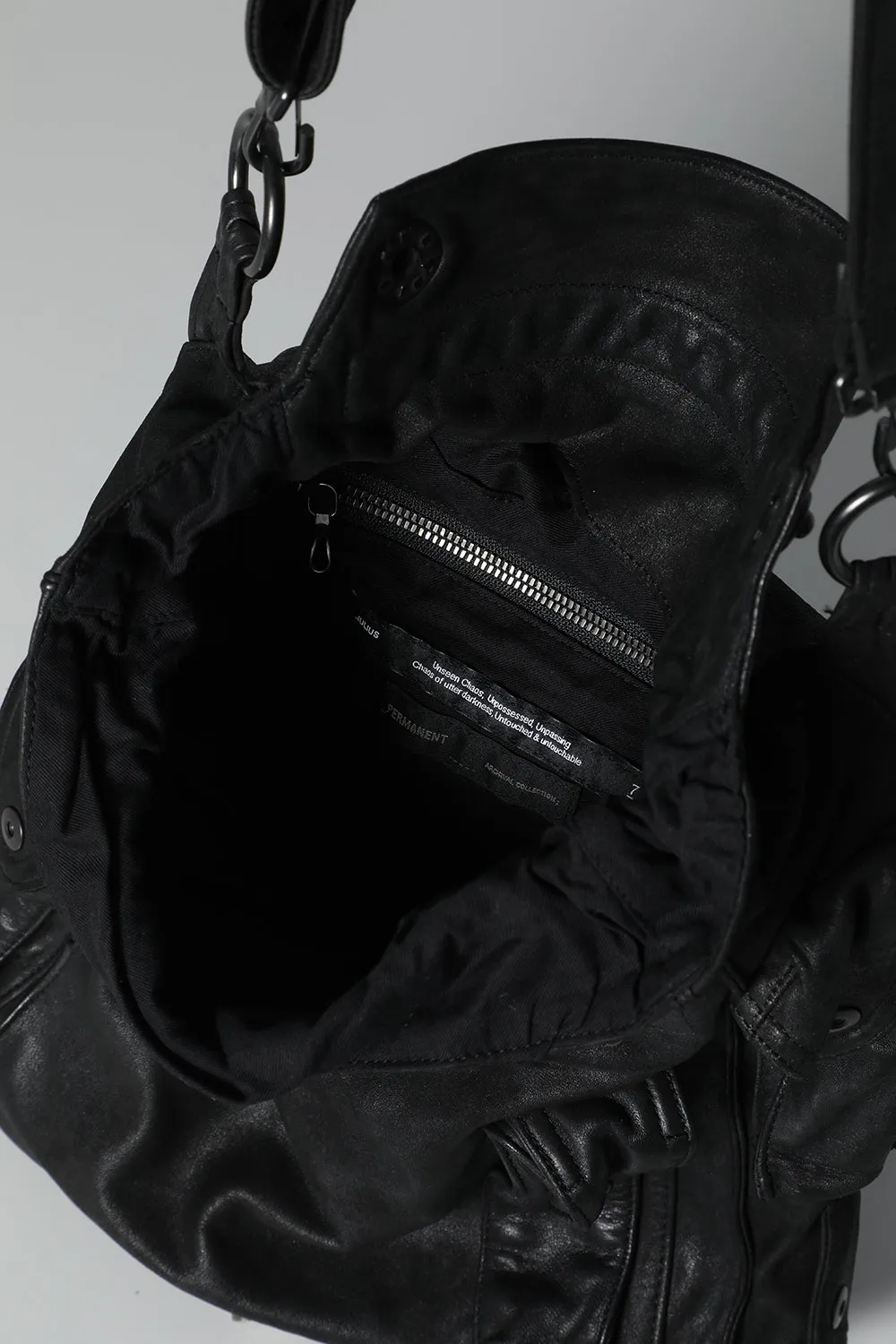 Gas Mask Leather Bag