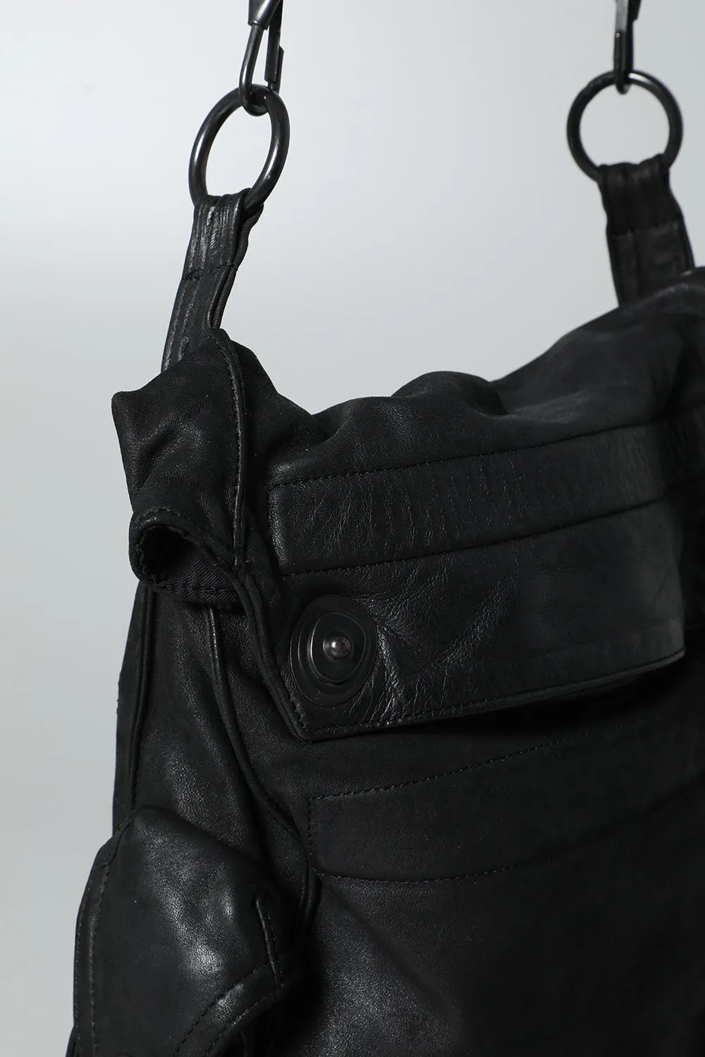 Gas Mask Leather Bag