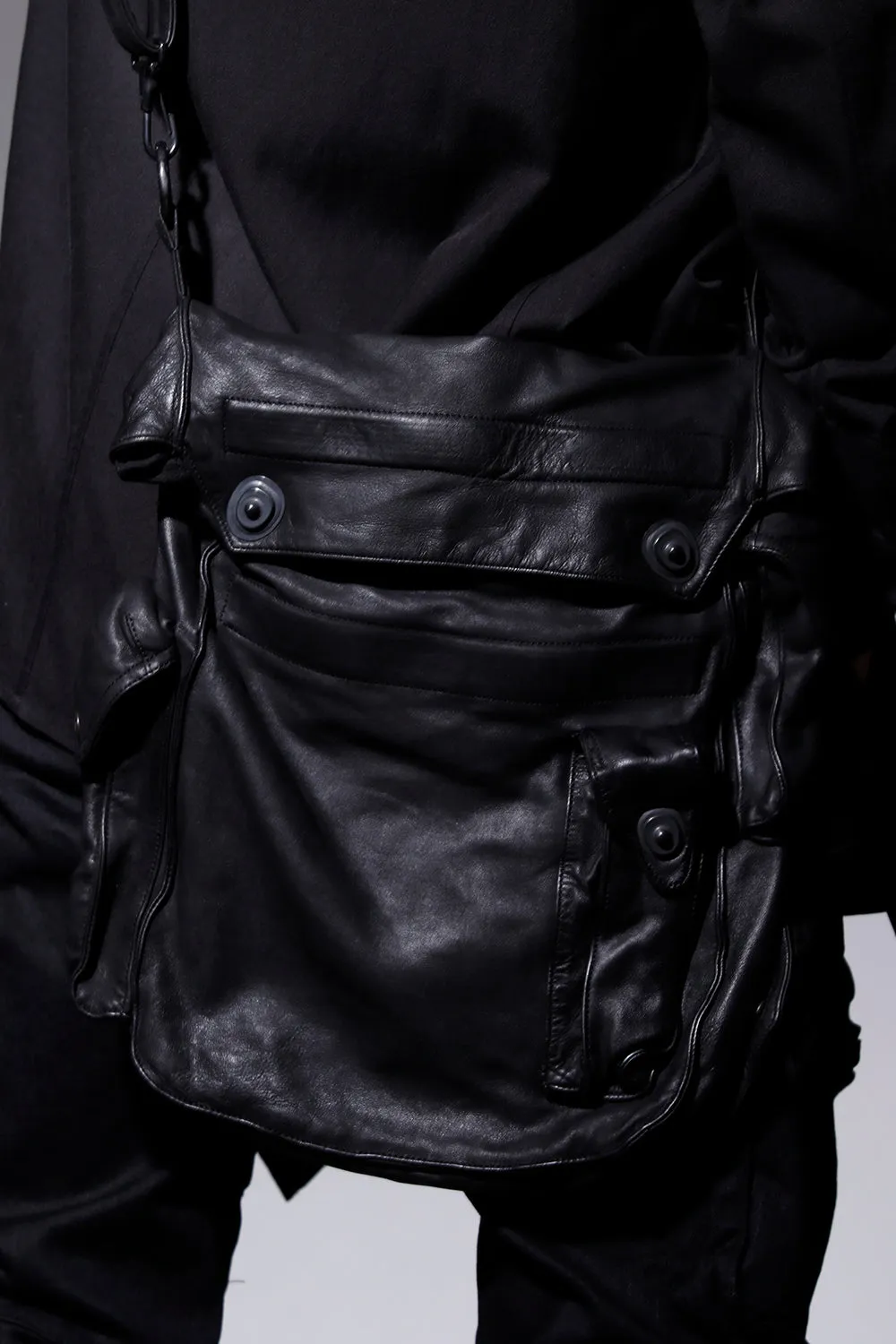 Gas Mask Leather Bag