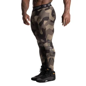 GASP CORE TIGHTS (Green Stealth Camo) - ملابس رياضية