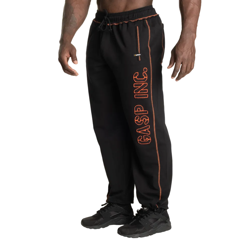 GASP DIVISION SWEATPANTS (Black/Flame) - ملابس رياضية