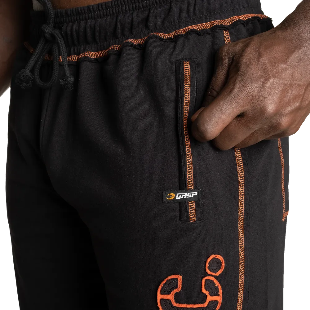 GASP DIVISION SWEATPANTS (Black/Flame) - ملابس رياضية