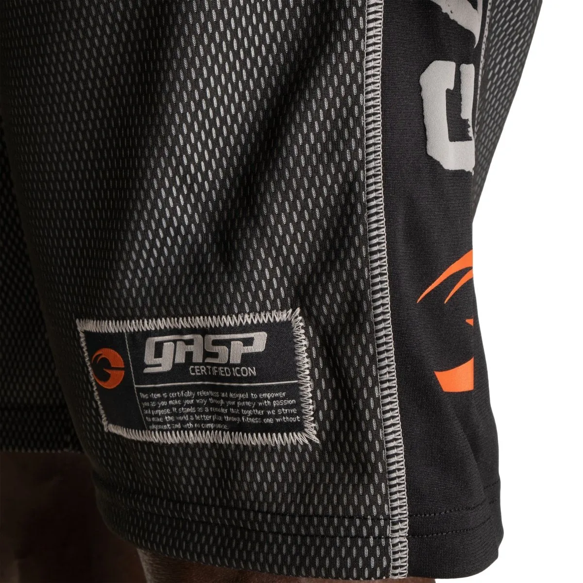GASP No1 Mesh Shorts - Black