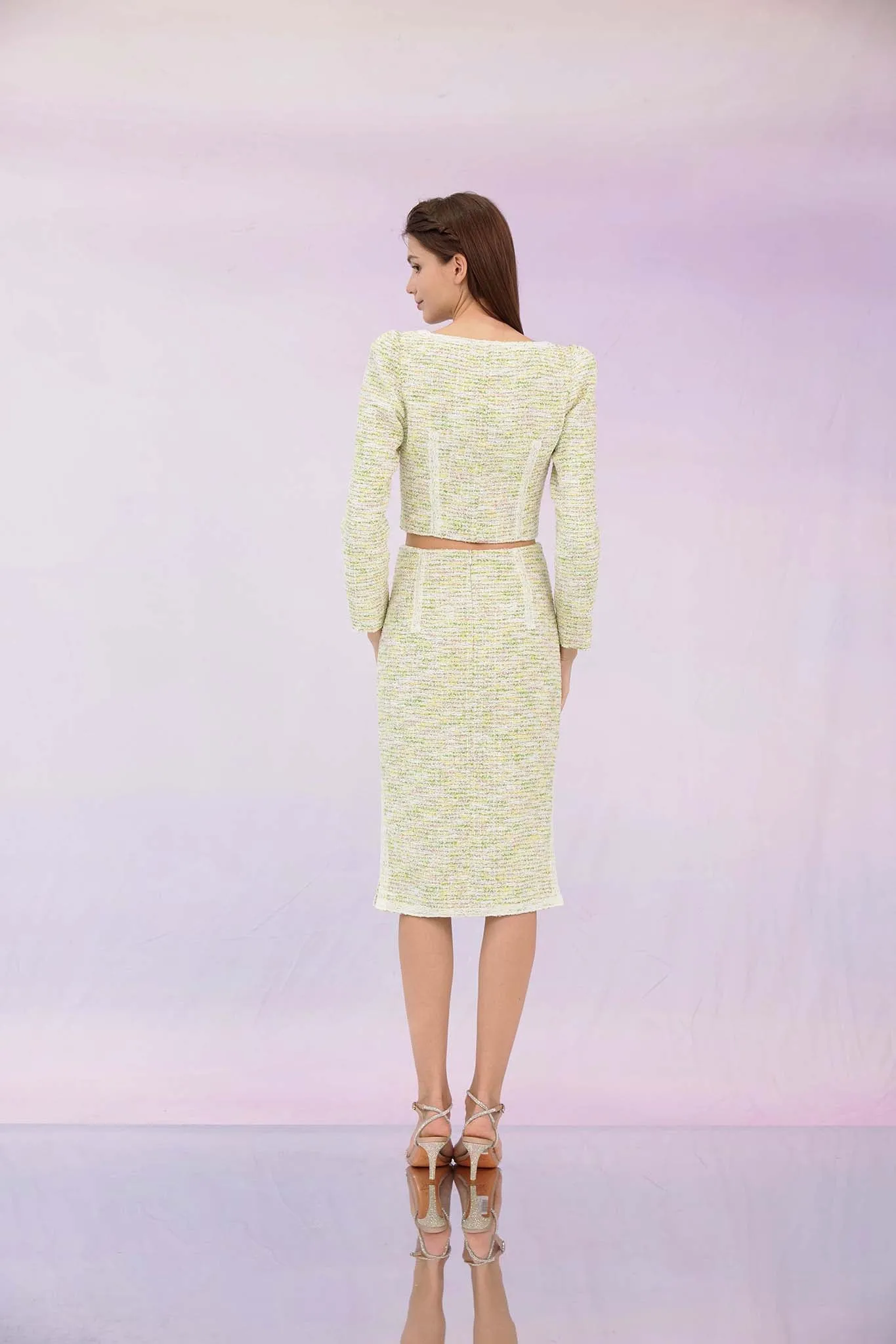 Gennie Green Tweed Jacket