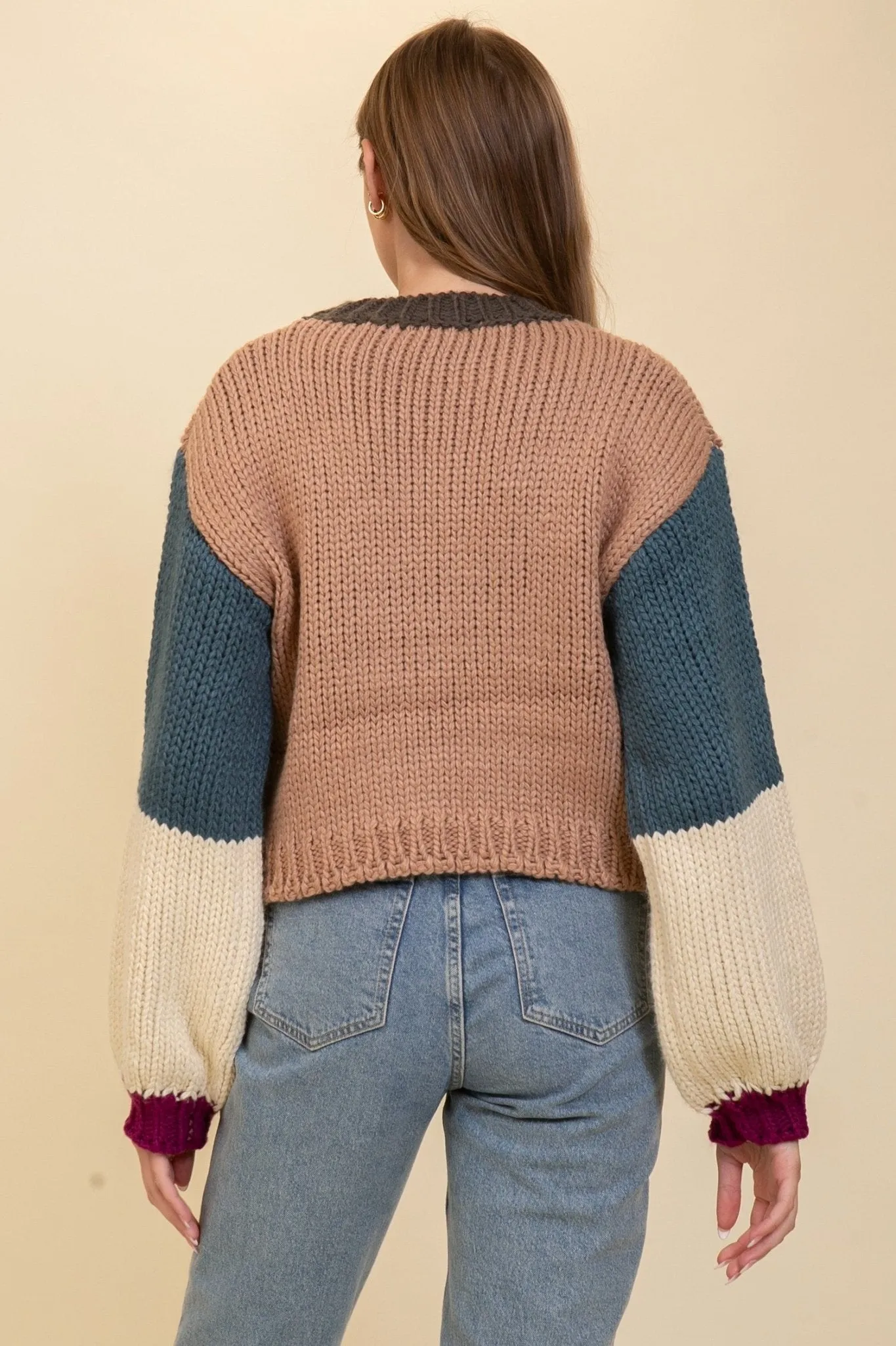Girls Day Colorblock Sweater