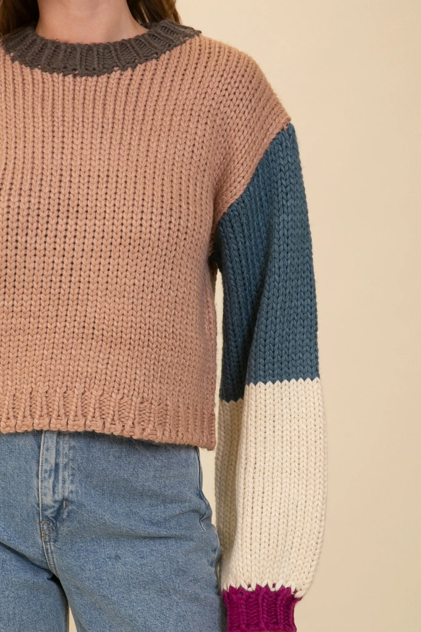 Girls Day Colorblock Sweater