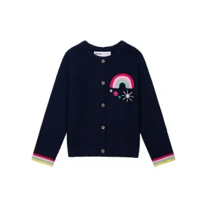 Girls Rainbow cardigan