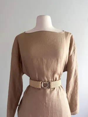 Gorgeous 1980's Braided Belt / M/L