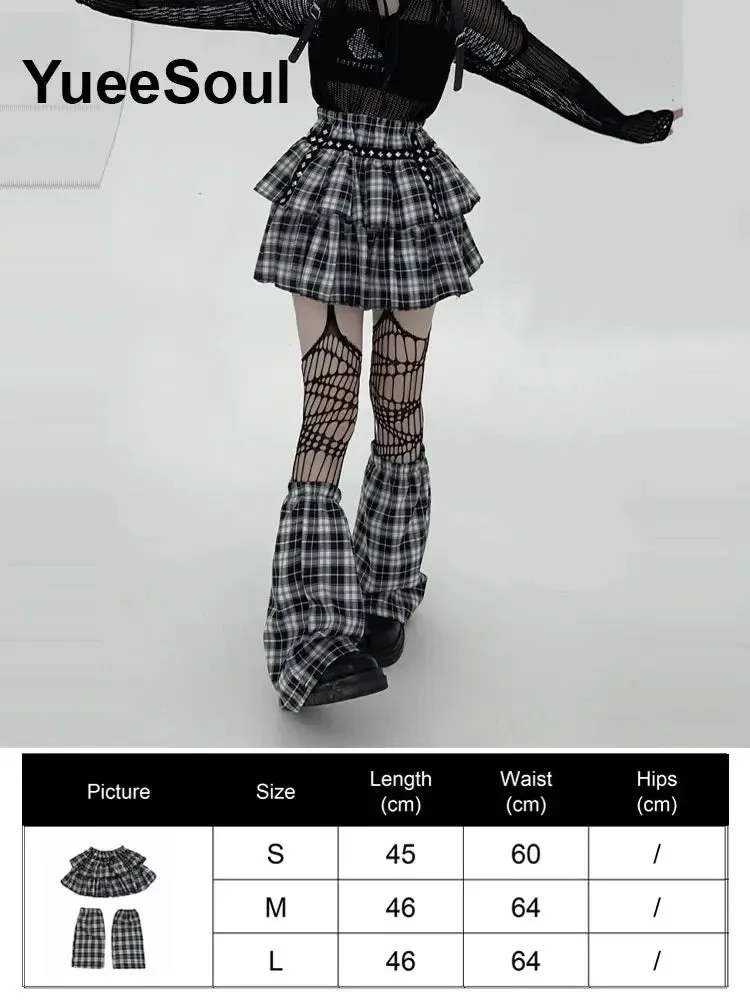 Gothic Mini Skirts Black High Waist Women Skirt 2023 New Y2k Style Harajuku Punk Goth Dark Grunge Streetwear Female Clothes
