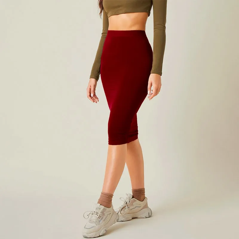 High Waist Bodycon Skirt
