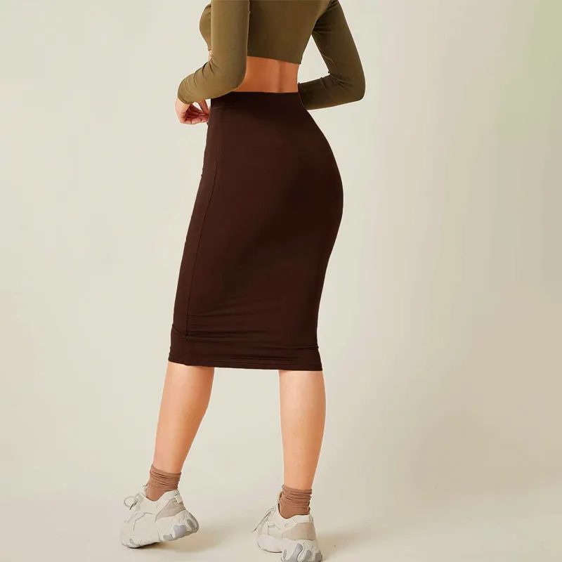 High Waist Bodycon Skirt