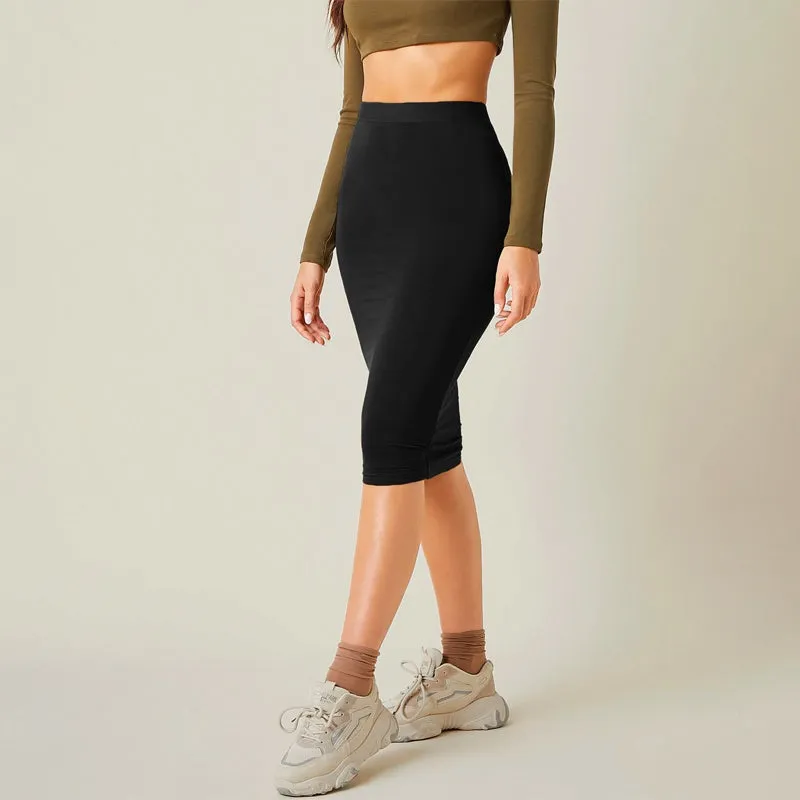 High Waist Bodycon Skirt