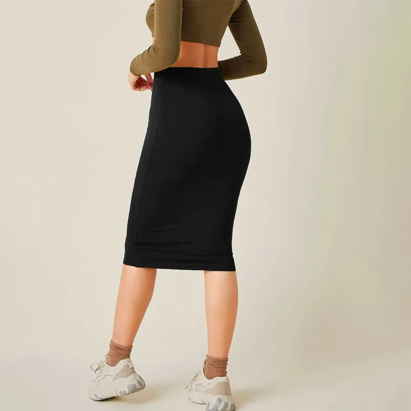 High Waist Bodycon Skirt