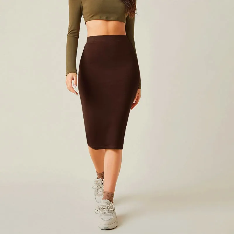High Waist Bodycon Skirt