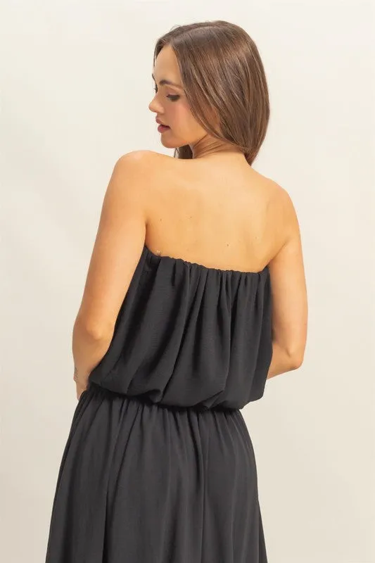 HYFVE Bubble Hem Tube Top