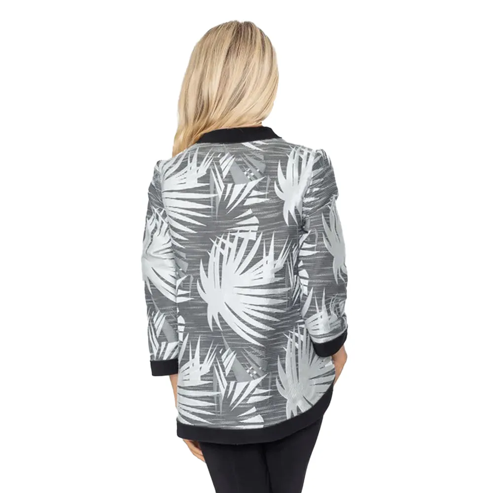 IC Collection "Tropical Silver" One-Button Jacket - 5493J-WT - Sizes S & XL