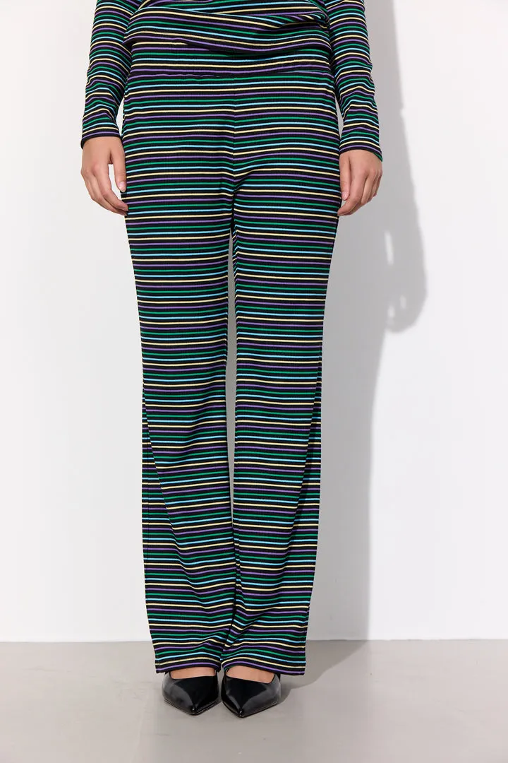 Indie Trousers - Black striped