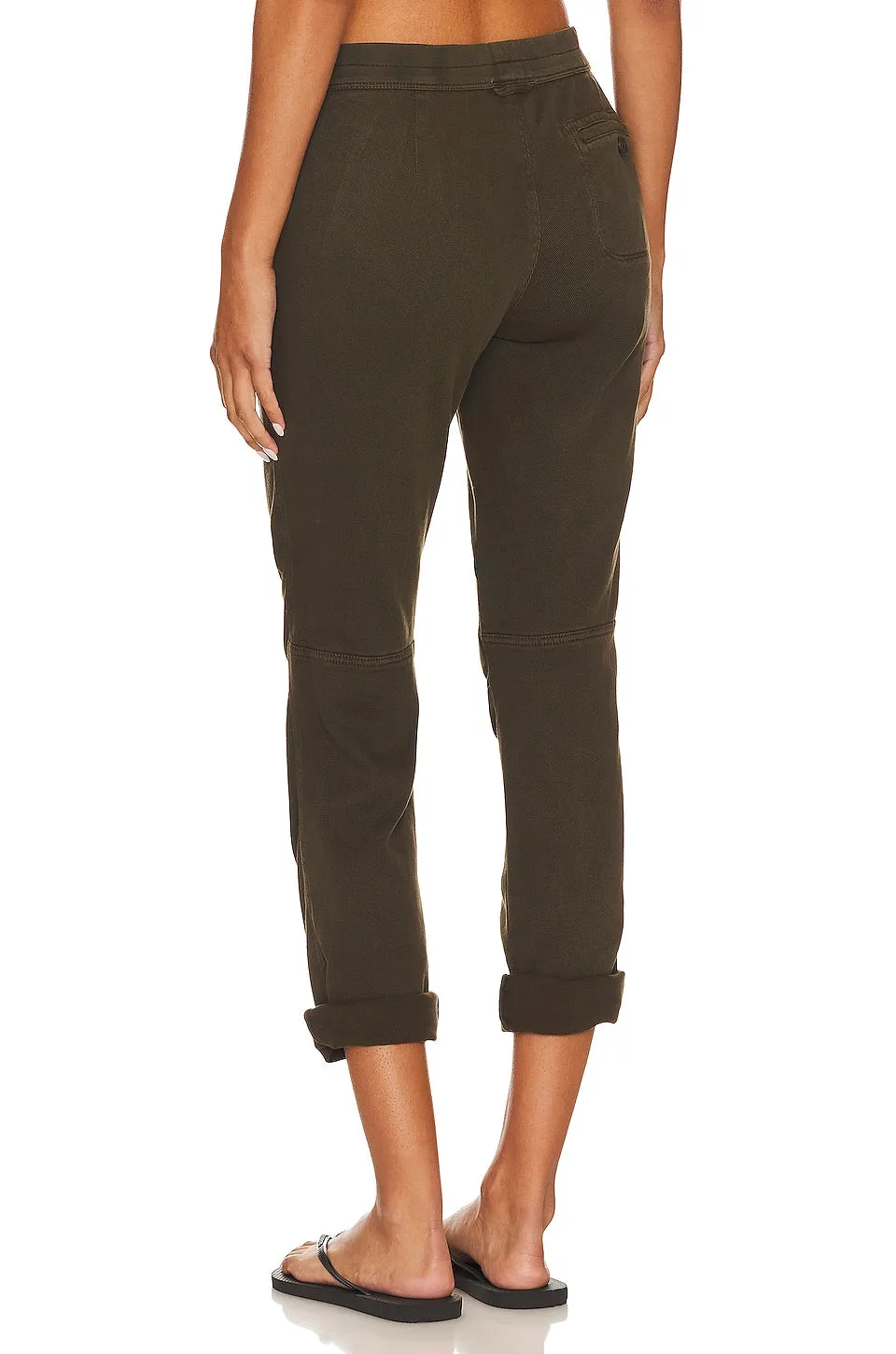 James Perse Soft Drape Utility Trousers, Smoky Green