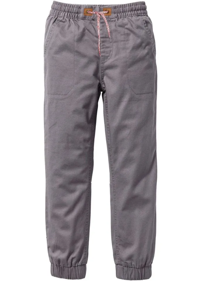John Baner Jeanswear Casual Thermal Pants with Cozy Cotton Lining, Gray