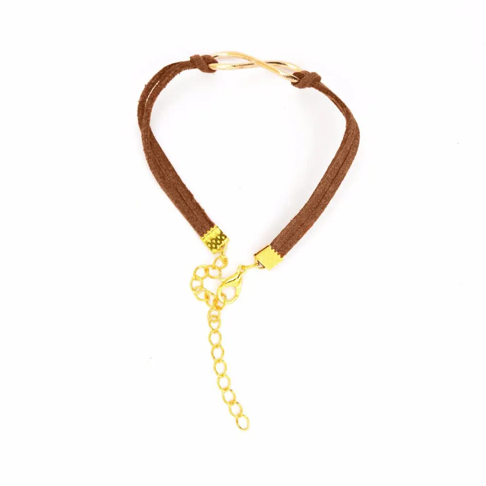 Joker & Witch Brown Infinity Bracelet for Women