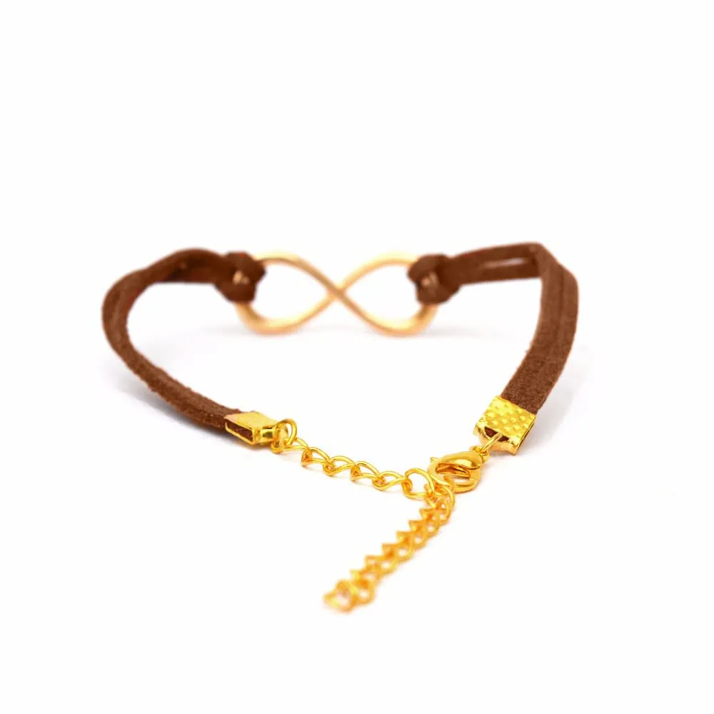 Joker & Witch Brown Infinity Bracelet for Women