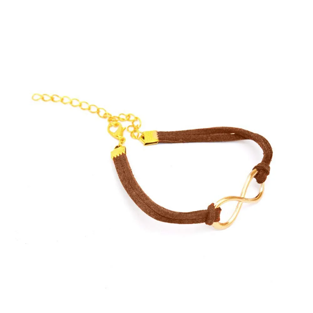 Joker & Witch Brown Infinity Bracelet for Women