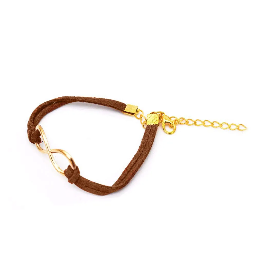 Joker & Witch Brown Infinity Bracelet for Women