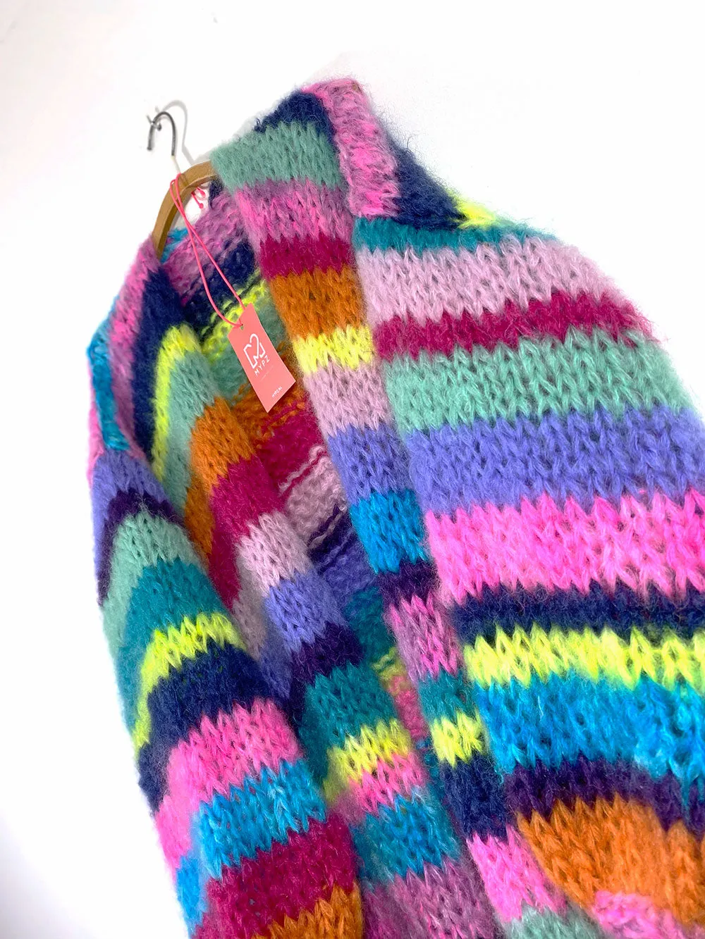 Knitting Kit – MYPZ Mohair Rainbow Cardigan No.15 (ENG-NL-DE)