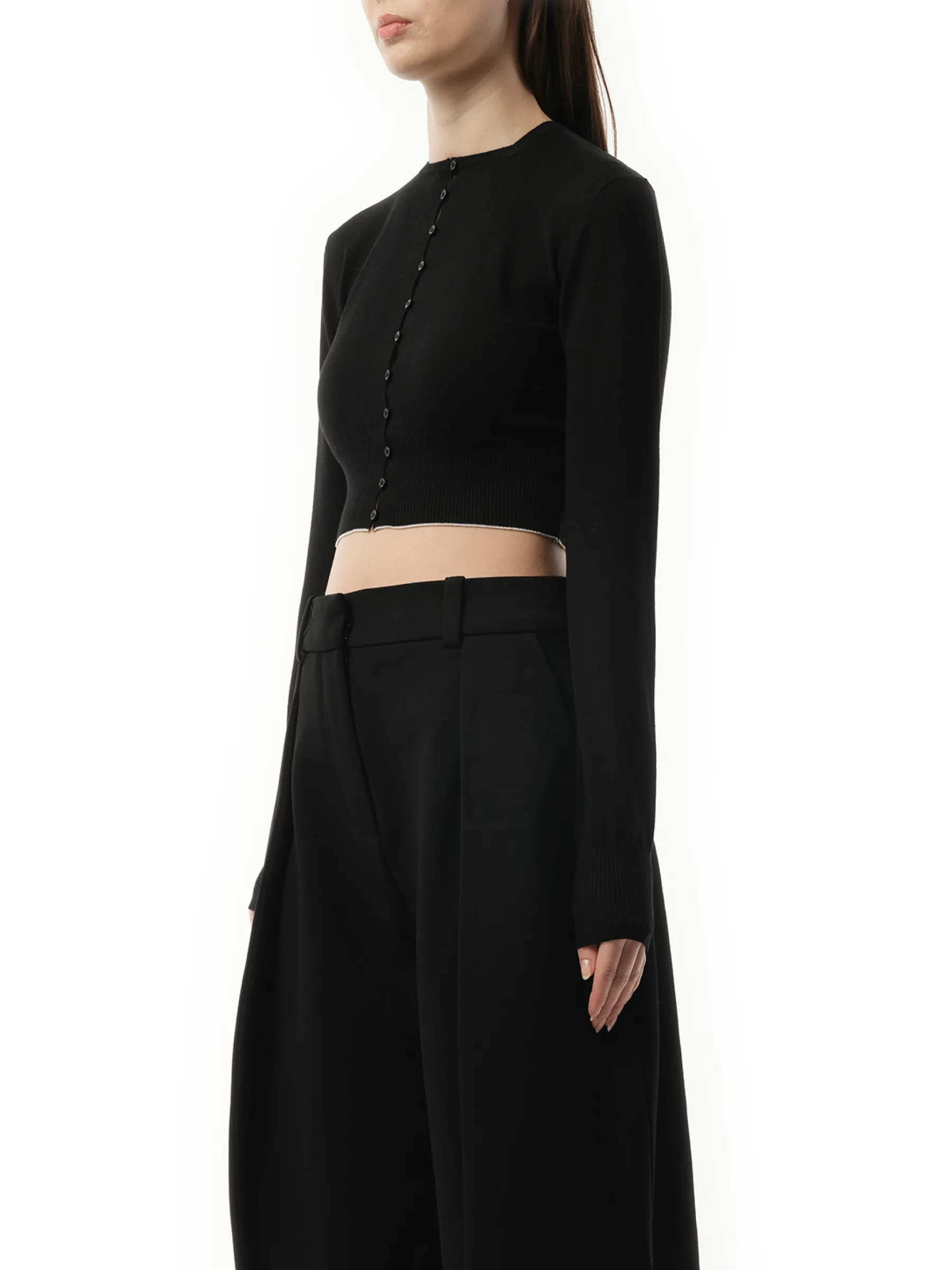 Le Cardigan Spiaggia in Black