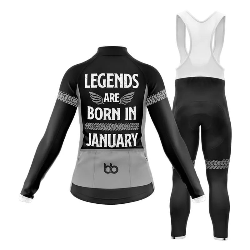 Legends are born in (V1-JAN) Club Cycling Kit