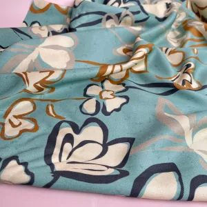Light & Lush - Coastal Flowers Viscose Twill Fabric