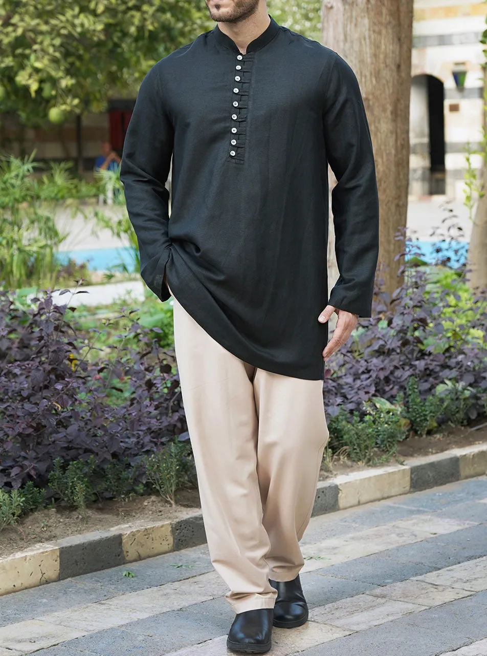 Linen Multi-Buttoned Top
