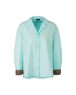 Marc Cain Leopard Cuff Shirt