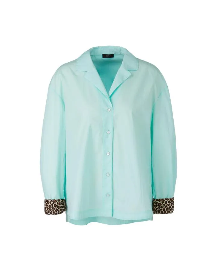 Marc Cain Leopard Cuff Shirt
